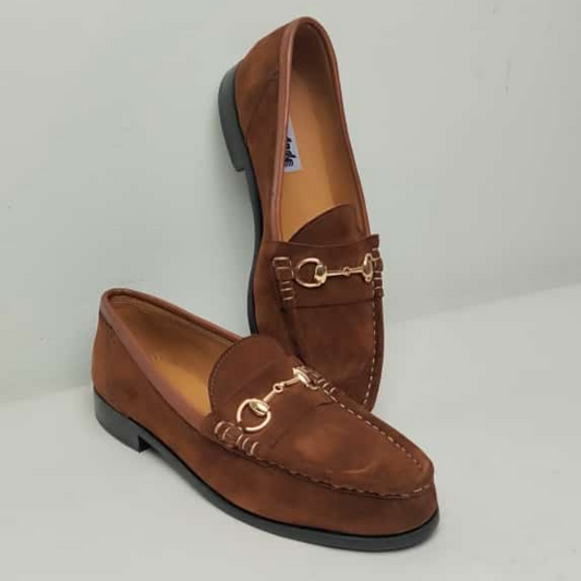 Horsebit Suede loafers