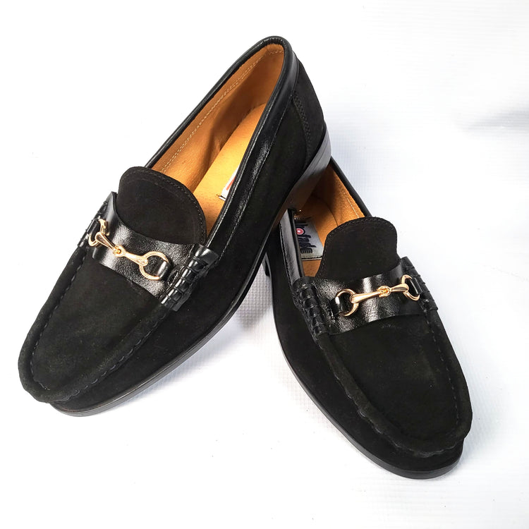 Horsebit Suede loafers