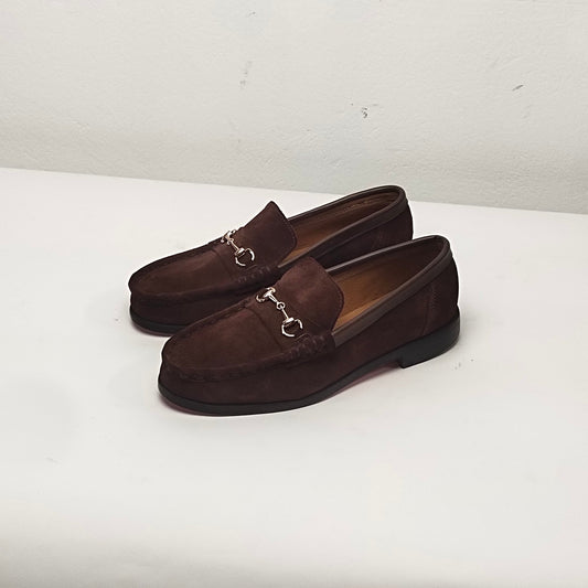 Horsebit Suede loafers