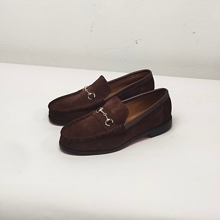 Horsebit Suede loafers