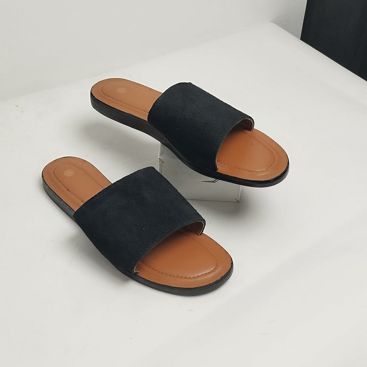 Suede Slides