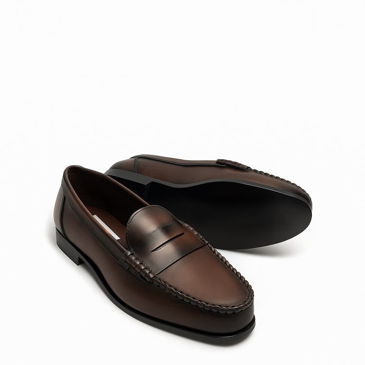 Patina Penny Loafers