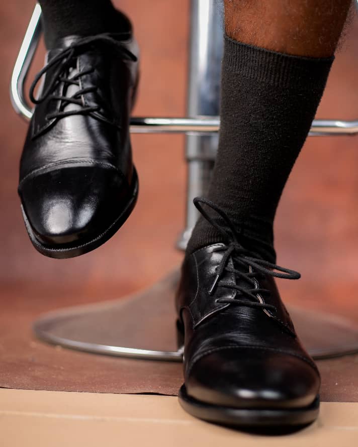 Single Stitched Cap Toe Derby