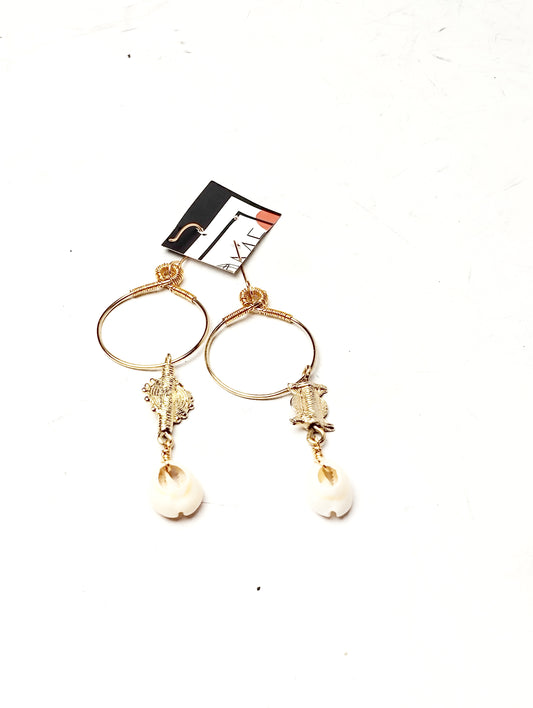 Cowrie Earring