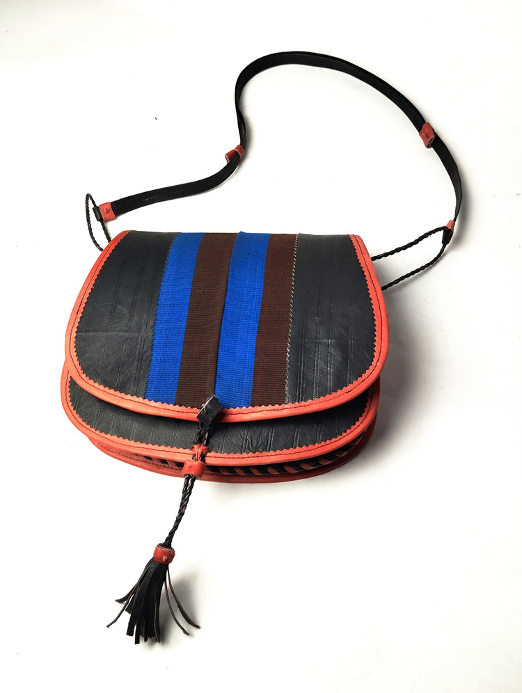 Local Mat leather bag