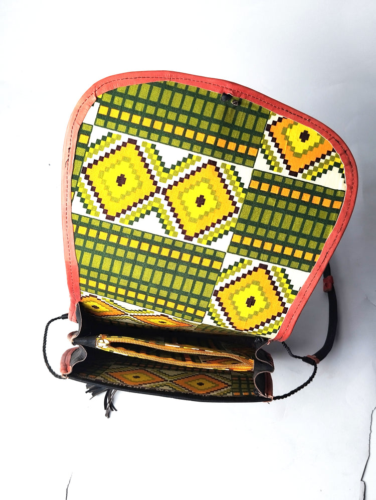 Local Mat leather bag