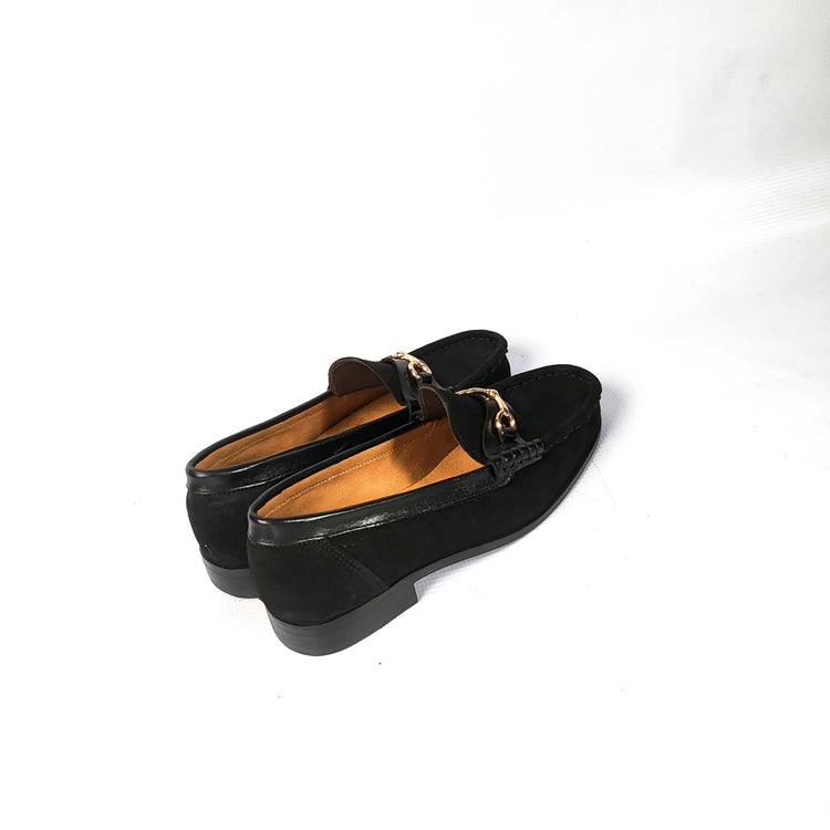 Horsebit Suede loafers