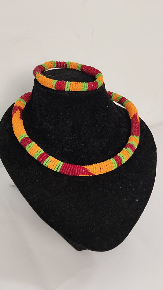 Beaded Necklace set