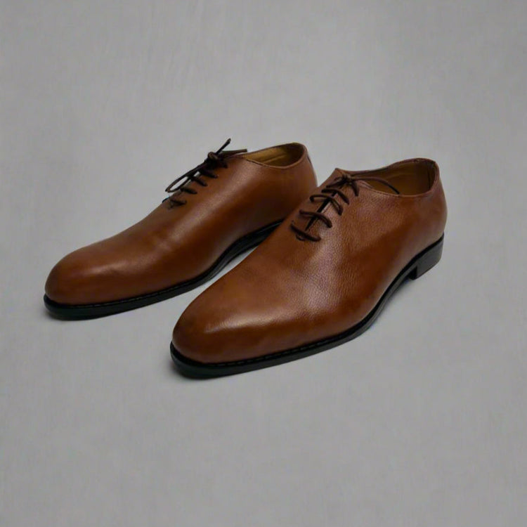 Whole Cut Oxford shoe(Elongated Tip)