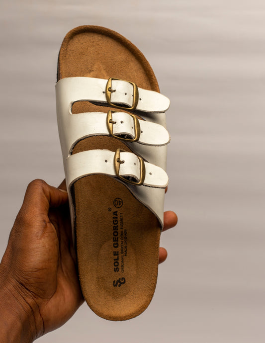 Cork Sole Slippers(3 Straps)