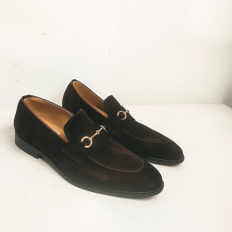 Horsebit Suede Loafers